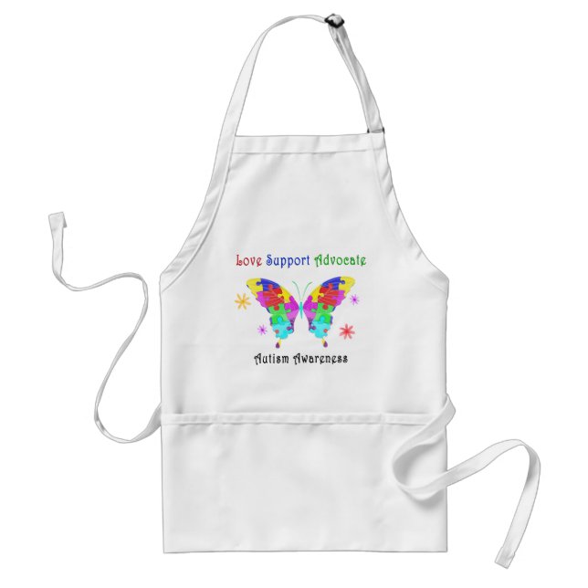 Autism Butterfly Standard Apron (Front)