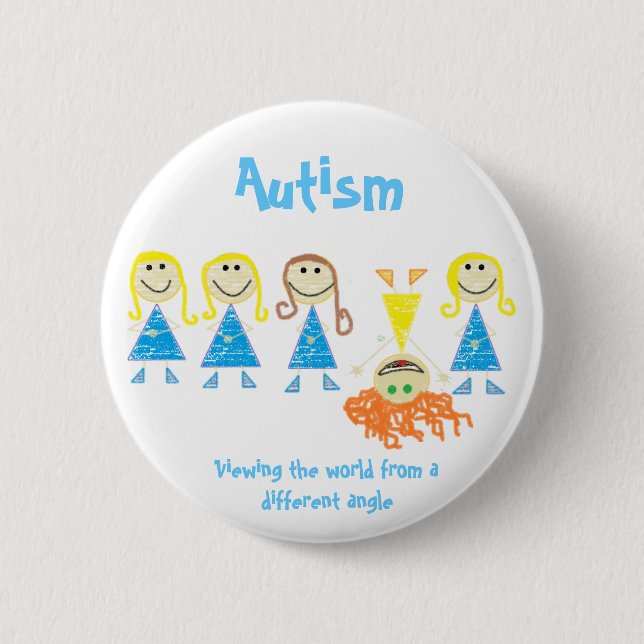 Autism button (Front)