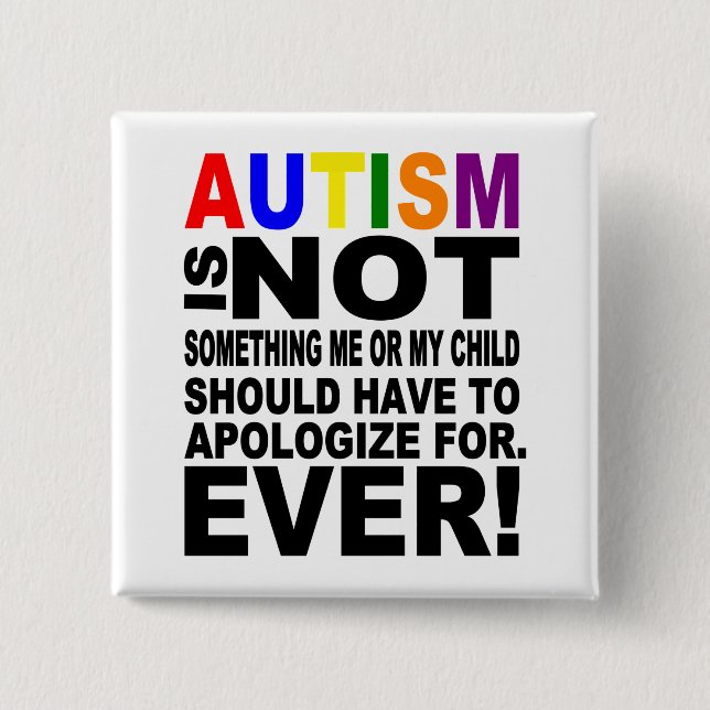 Autism Button (Front)