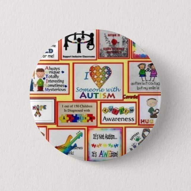 autism button (Front)