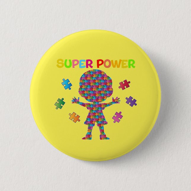Autism Button (Front)
