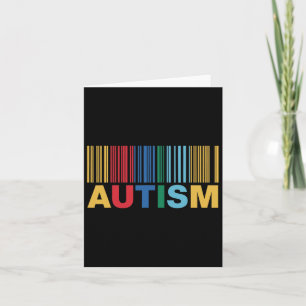 Autism Byrcode Awareness Inclusion Artwork Card