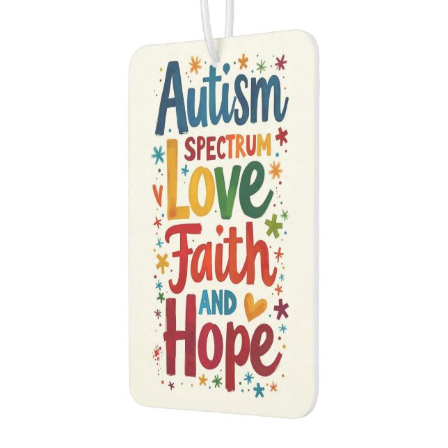 Autism Car Air Freshener (Left)