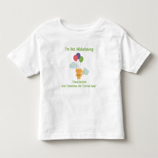 Autism Cat Toddler T-Shirt (Front)