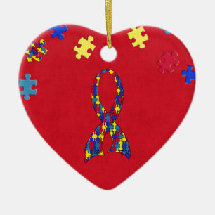 Autism Ceramic Tree Decoration