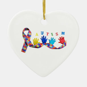 Autism Ceramic Tree Decoration