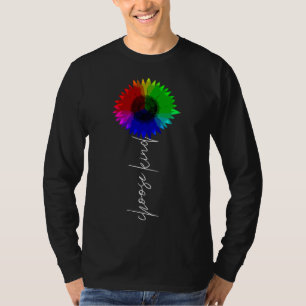 Autism Choose Kind Autism Awareness Sunflower Auti T-Shirt