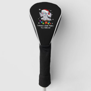 Autism Christmas Embrace What Makes You Different Golf Head Cover