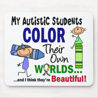 Autism COLOR THEIR OWN WORLDS Students Mouse Pad