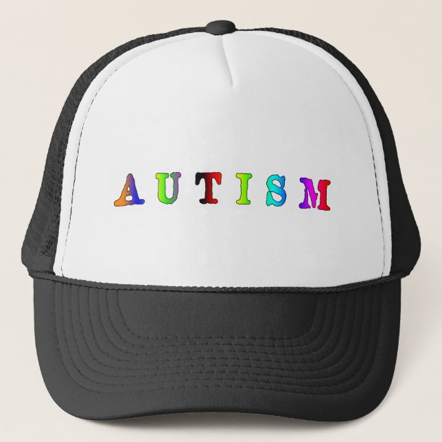 Autism Colourful Trucker Hat (Front)