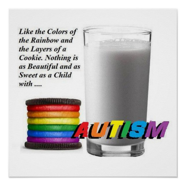 Autism Cookies Poster (Front)