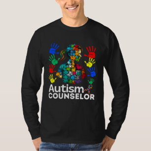 Autism Counselor Navigating Autism Autism Counseli T-Shirt