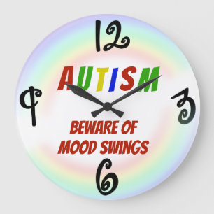 Autism - Custom Square Wall Clock