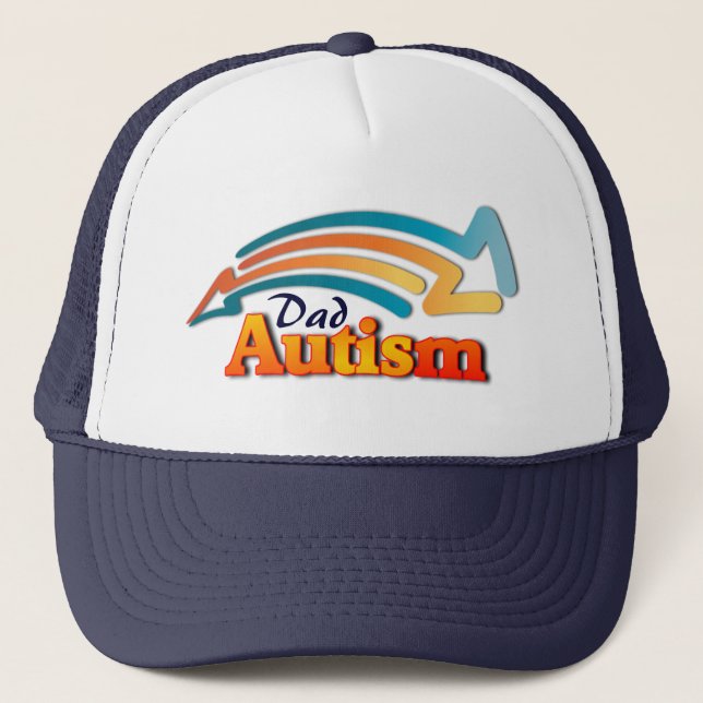 Autism Dad Trucker Hat (Front)