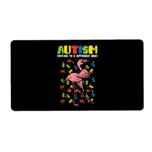Autism Dancing Different Beat Flamingo Cute