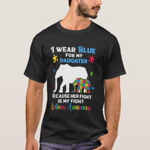 Autism Daughter Mum Dad Shirts, Fun Puzzle Autisti T-Shirt