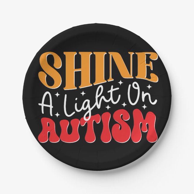 autism days _design_14 paper plate (Front)