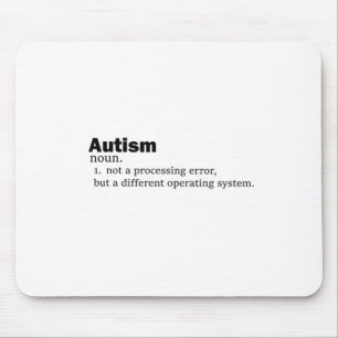 Autism Definition It's Not A Disability A Differen Mouse Pad