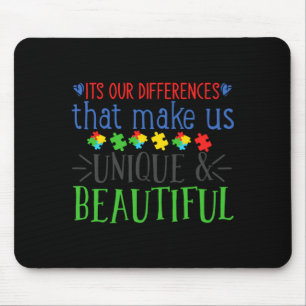Autism Differences Autism Awareness Autism Speaks Mouse Pad