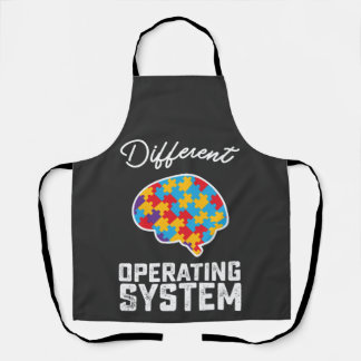Autism Different Operating System Neurodiversity Apron