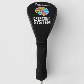Autism Different Operating System Neurodiversity Golf Head Cover