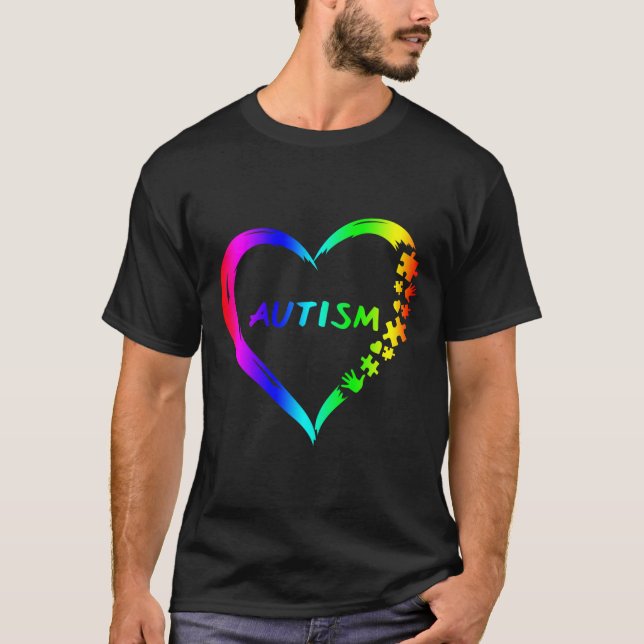 Autism Disabilities Awareness Month Support  T-Shirt (Front)