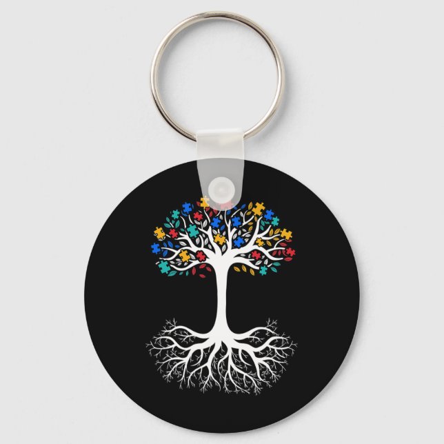 Autism Doesnt Come With A Manual Disabilities Mont Key Ring (Front)