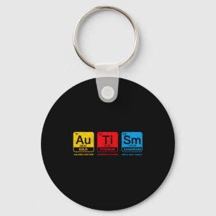 Autism elements au ti sm periodic table autism key ring