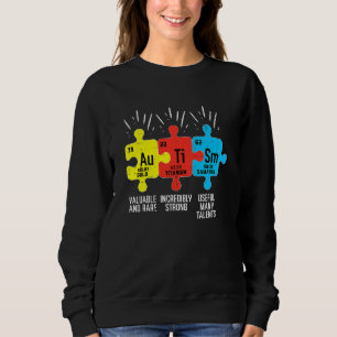 Autism Elements Periodic Table Awareness Asd Men W Sweatshirt