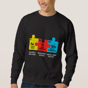 Autism Elements Periodic Table Awareness Asd Men W Sweatshirt