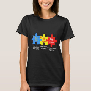 Autism Elements Periodic Table Awareness Asd Men W T-Shirt
