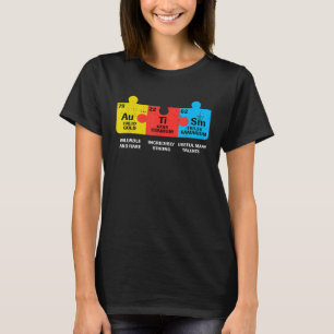 Autism Elements Periodic Table Awareness ASD Men W T-Shirt
