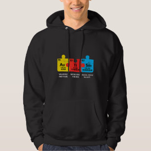Autism Elements Periodic Table Awareness Style Hoodie