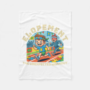 Autism Elopement The Unexpected Workout Autism Fleece Blanket