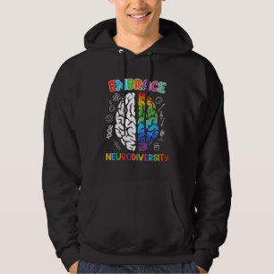 Autism Embrace Neurodiversity Autistics Awareness  Hoodie