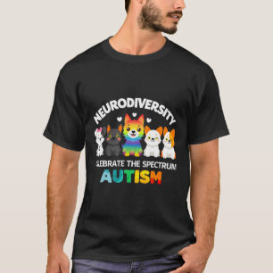 Autism Embrace Neurodiversity Celebrate The Spectr T-Shirt