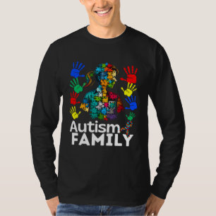 Autism Family Navigating Autism Autism Mom Dad Fam T-Shirt