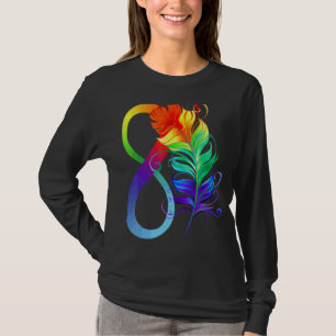 Autism Feather Awareness Month Autistic Support Mo T-Shirt