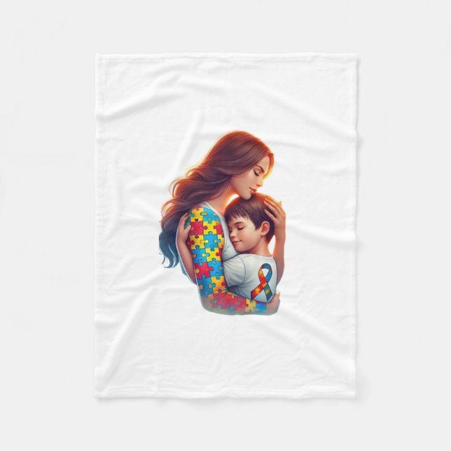 Autism Fleece Blanket (Front)