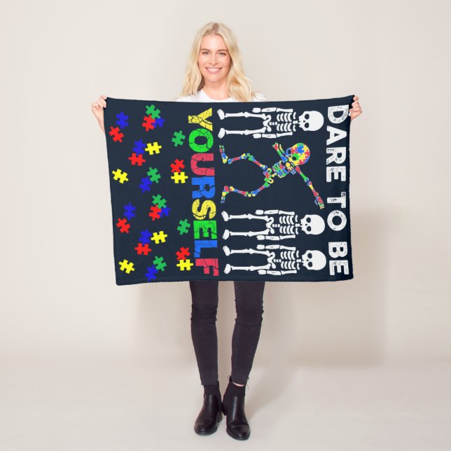 Autism - Fleece Blanket, 30"x40" (In Situ)