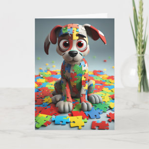 Autism Folded Greeting Card
