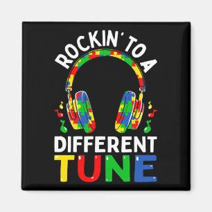 Autism Game - Rocking To A Different Tune For Game Magnet