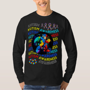 Autism Gamer Navigating Autism Autism Mom Dad Gami T-Shirt