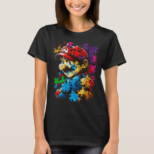 Autism Gamer Navigating Autism T Autism Mum Dad Ga T-Shirt