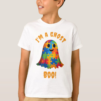 Autism ghost alternative Halloween costume.  T-Shirt