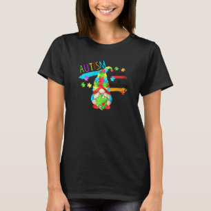 Autism Gnome Be Aware Be Understanding Puzzle Piec T-Shirt