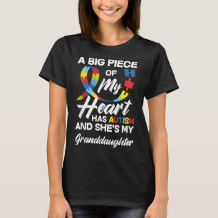 Autism Grandma _ Grandpa Autistic Granddaughter Au T-Shirt