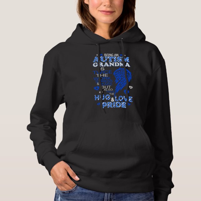 Autism Grandma Hoodie (Front)