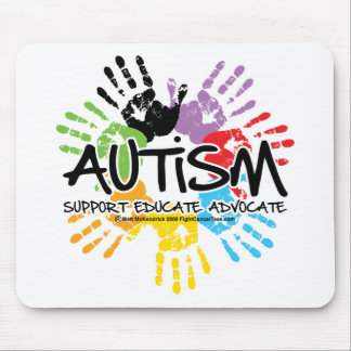 Autism Handprint Mouse Pad