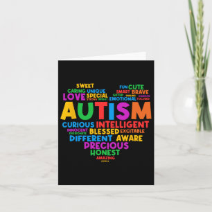 Autism Heart Autism Awareness Month Proud Autism M Card